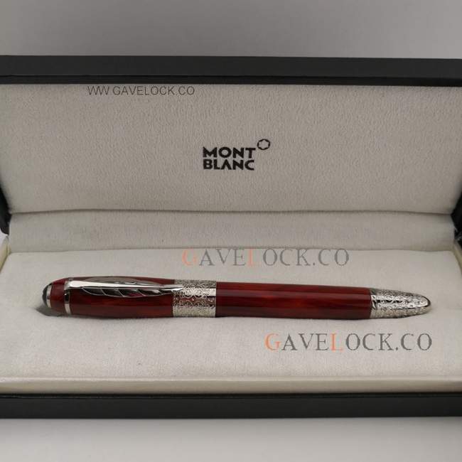 New Daniel Defoe Red Rollerball Pen Imitation Mont Blanc Pens